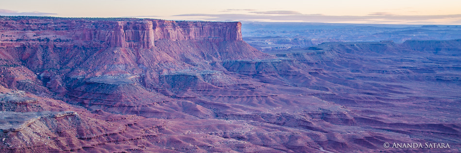 "Space within Space" canyons at the confluence of the Green & Colorado Rivers Island in the Sky, Canyonlands National Park, Utah, USA, October 2012