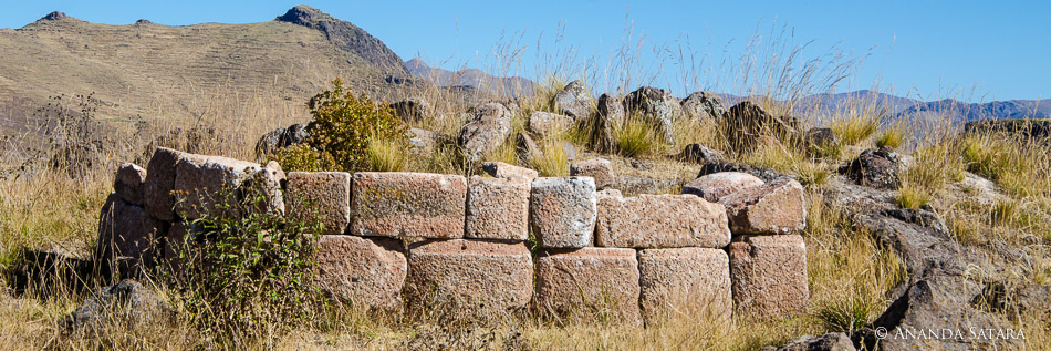 Sillustani ruins Lake Titicaca Peru