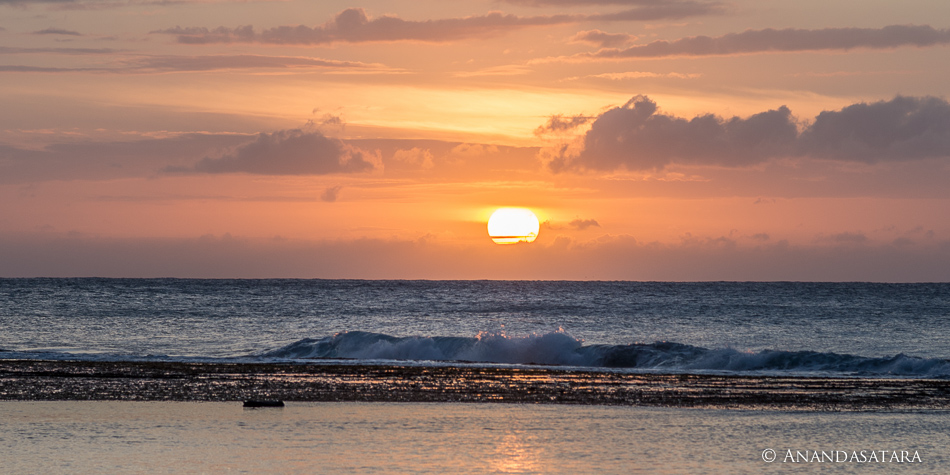 Na Pali sunset for spiritual awakening and soul ascension