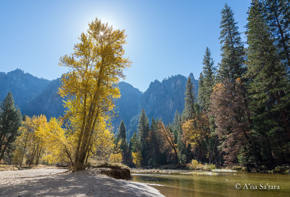Yosemite Valley ley line energy node