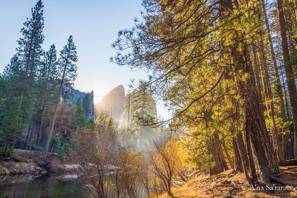 Yosemite Valley ley line energy node